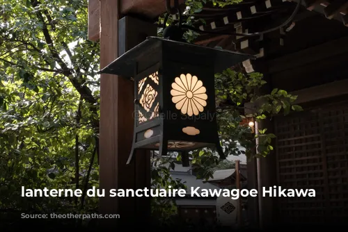 lanterne du sanctuaire Kawagoe Hikawa 