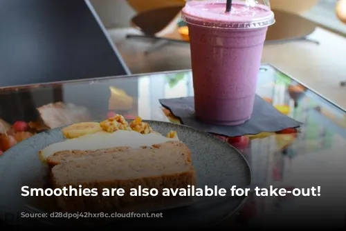 Smoothies are also available for take-out!