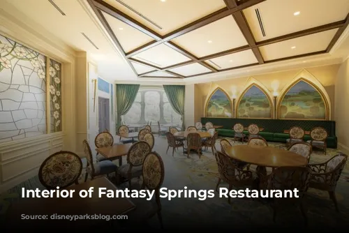 Interior of Fantasy Springs Restaurant 