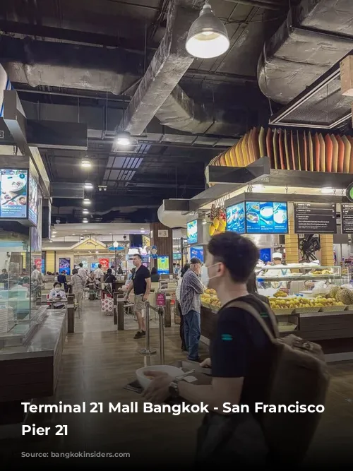 Terminal 21 Mall Bangkok - San Francisco Foodcourt Pier 21