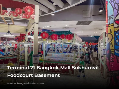 Terminal 21 Bangkok Mall Sukhumvit - Foodcourt Basement