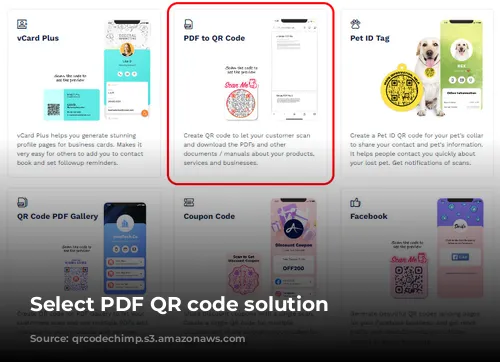 Select PDF QR code solution 