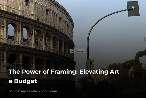 The Power of Framing: Elevating Art on a Budget