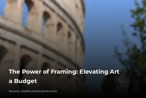 The Power of Framing: Elevating Art on a Budget