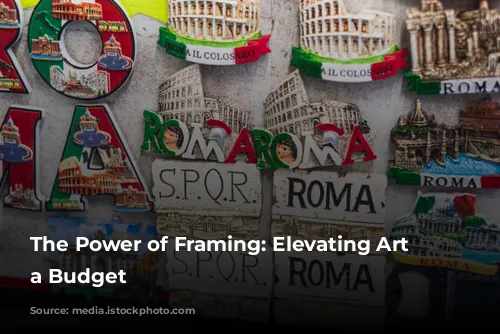 The Power of Framing: Elevating Art on a Budget