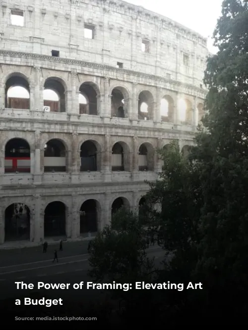 The Power of Framing: Elevating Art on a Budget