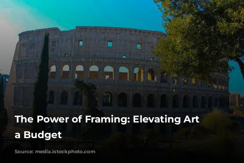 The Power of Framing: Elevating Art on a Budget