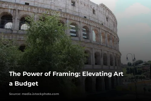 The Power of Framing: Elevating Art on a Budget