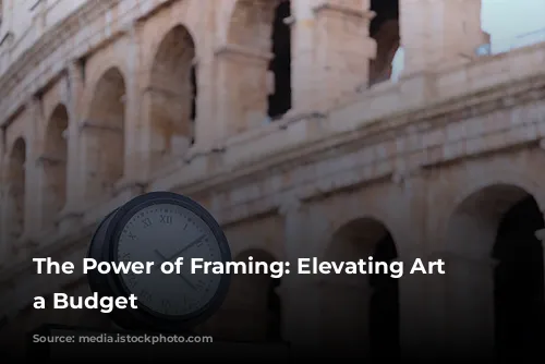 The Power of Framing: Elevating Art on a Budget