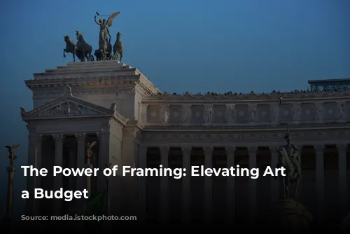 The Power of Framing: Elevating Art on a Budget