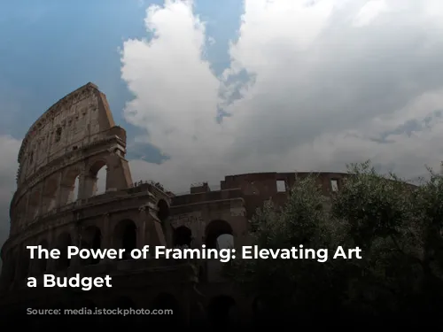 The Power of Framing: Elevating Art on a Budget