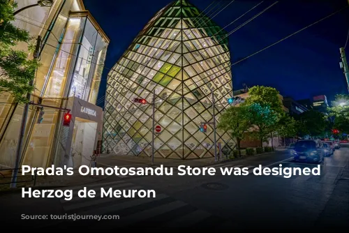 Prada's Omotosandu Store was designed by Herzog de Meuron