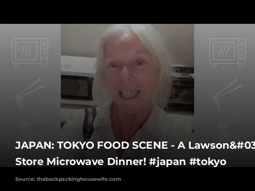 JAPAN: TOKYO FOOD SCENE - A Lawson's Convenience Store Microwave Dinner! #japan #tokyo #lawson