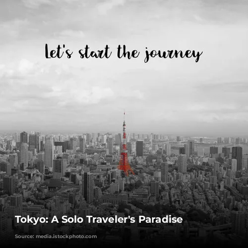 Tokyo: A Solo Traveler's Paradise