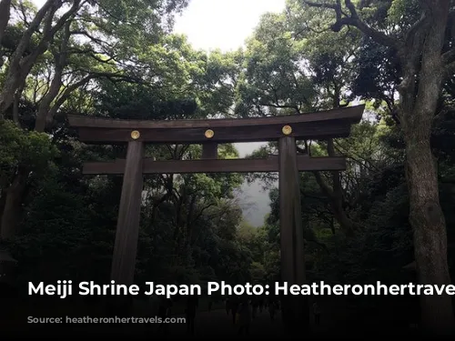 Meiji Shrine Japan Photo: Heatheronhertravels.com