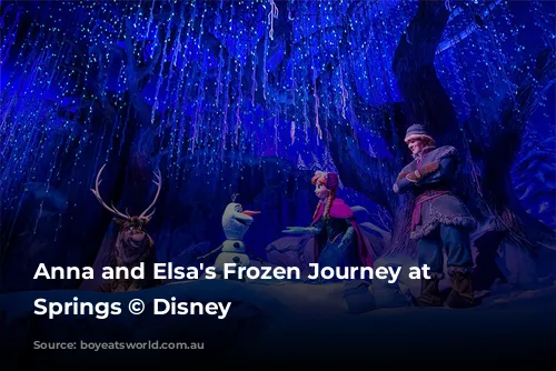 Anna and Elsa's Frozen Journey at Fantasy Springs © Disney