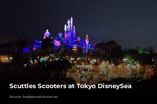 Scuttles Scooters at Tokyo DisneySea ©Disney