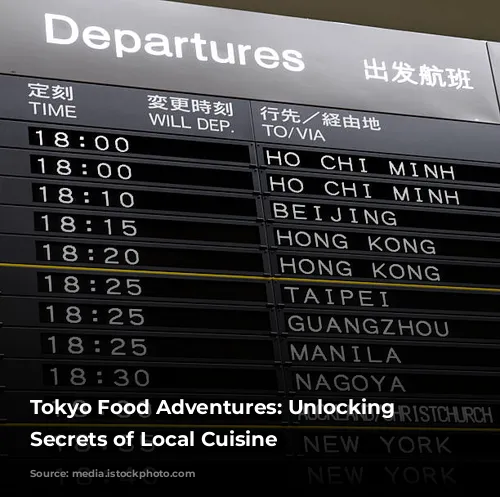 Tokyo Food Adventures:  Unlocking the Secrets of Local Cuisine