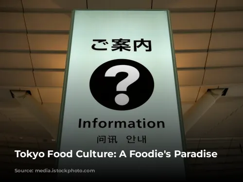 Tokyo Food Culture: A Foodie's Paradise