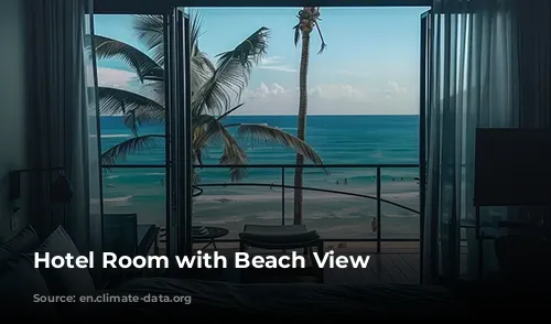 Hotel Room with Beach View