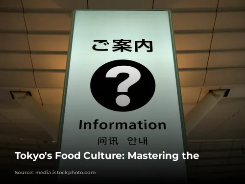 Tokyo's Food Culture: Mastering the Basics