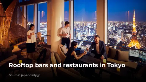 Rooftop bars and restaurants in Tokyo