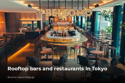 Rooftop bars and restaurants in Tokyo