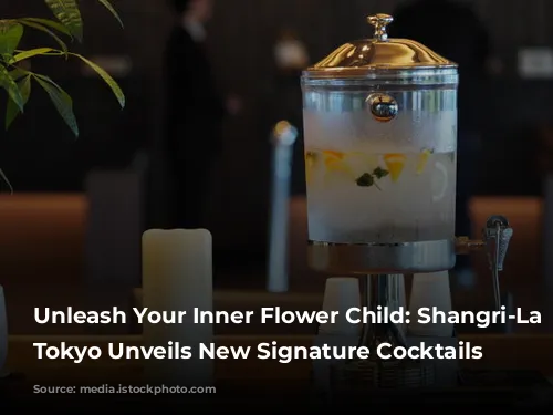 Unleash Your Inner Flower Child: Shangri-La Hotel, Tokyo Unveils New Signature Cocktails