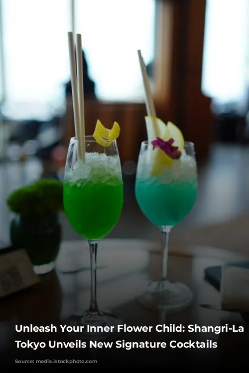 Unleash Your Inner Flower Child: Shangri-La Hotel, Tokyo Unveils New Signature Cocktails