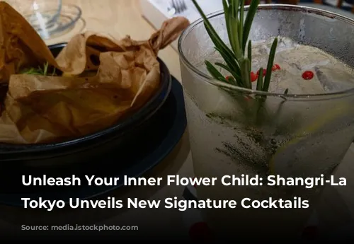 Unleash Your Inner Flower Child: Shangri-La Hotel, Tokyo Unveils New Signature Cocktails