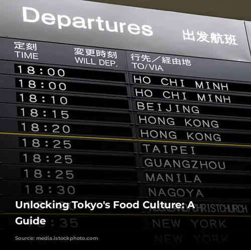 Unlocking Tokyo's Food Culture: A Beginner's Guide