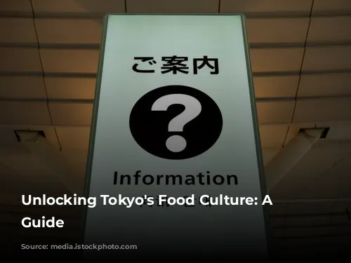 Unlocking Tokyo's Food Culture: A Beginner's Guide