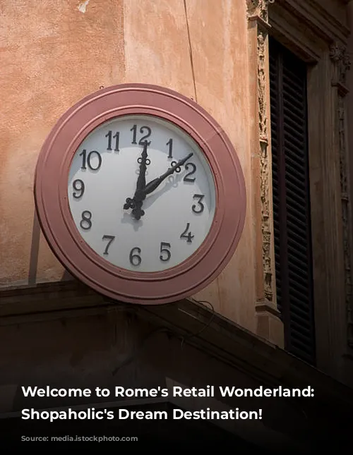 Welcome to Rome's Retail Wonderland: A Shopaholic's Dream Destination!