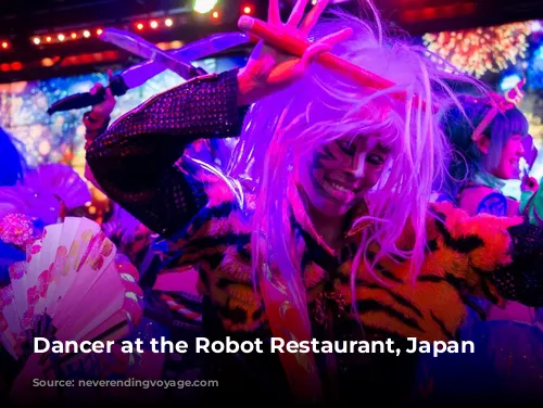 Dancer at the Robot Restaurant, Japan