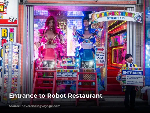 Entrance to Robot Restaurant