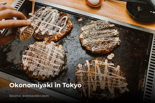 Okonomiyaki in Tokyo