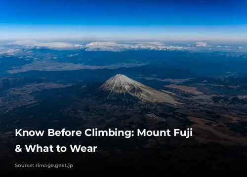 Know Before Climbing: Mount Fuji Weather & What to Wear