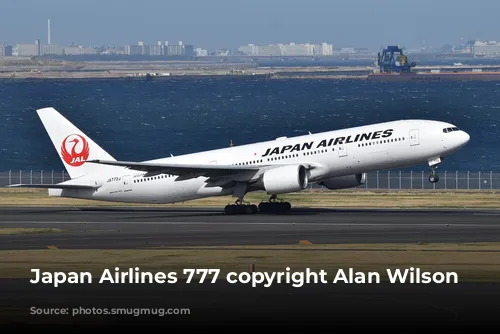 Japan Airlines 777 copyright Alan Wilson