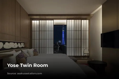 Yose Twin Room