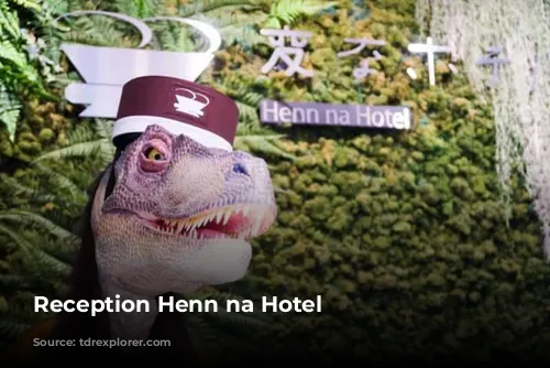 Reception Henn na Hotel